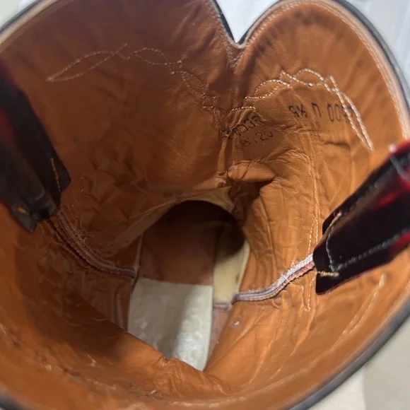 Lucchese Cherry Ref Leather Cowboy Boots - Men’s - Picture 8 of 16